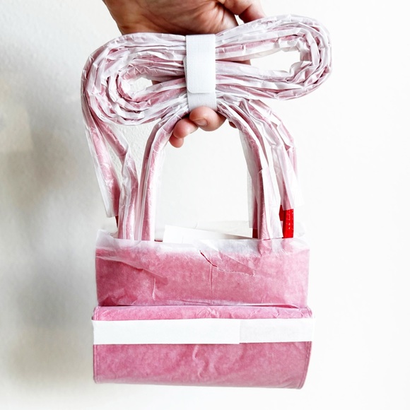 NWT Telfar Small Red Patent Bag - Picture 3 of 10